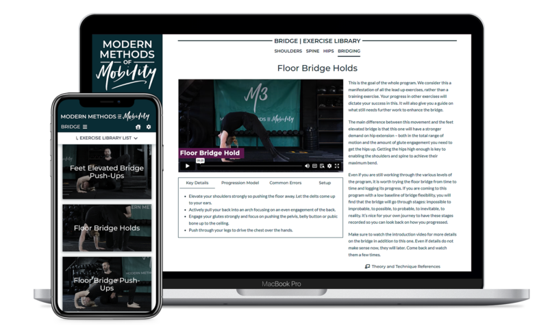 Bridge Flexibility Online Program - Modern Methods of Mobility